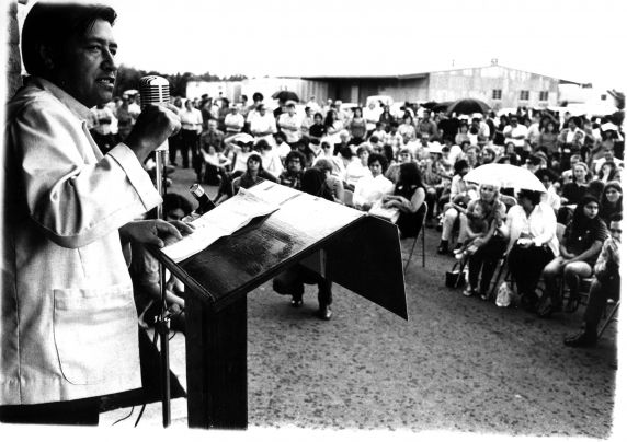 (3307) Rallies, Cesar Chavez, Flagstaff, Arizona, 1972 (3307) Rallies, Cesar Chavez, Flagstaff, Arizona, 1972